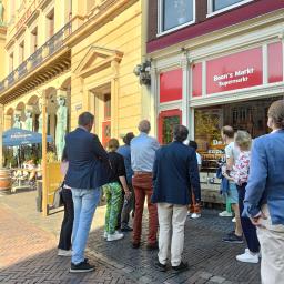 Datawandeling in het centrum van Utrecht